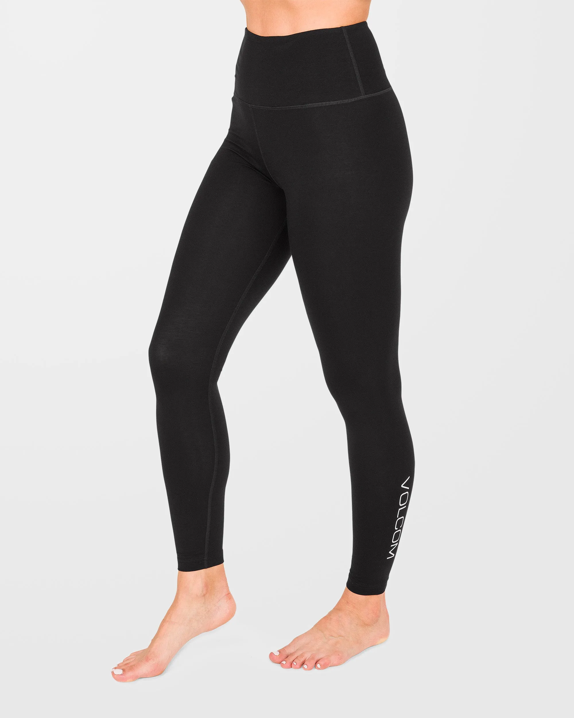 W Merino Blend Base Layer Legging - Black