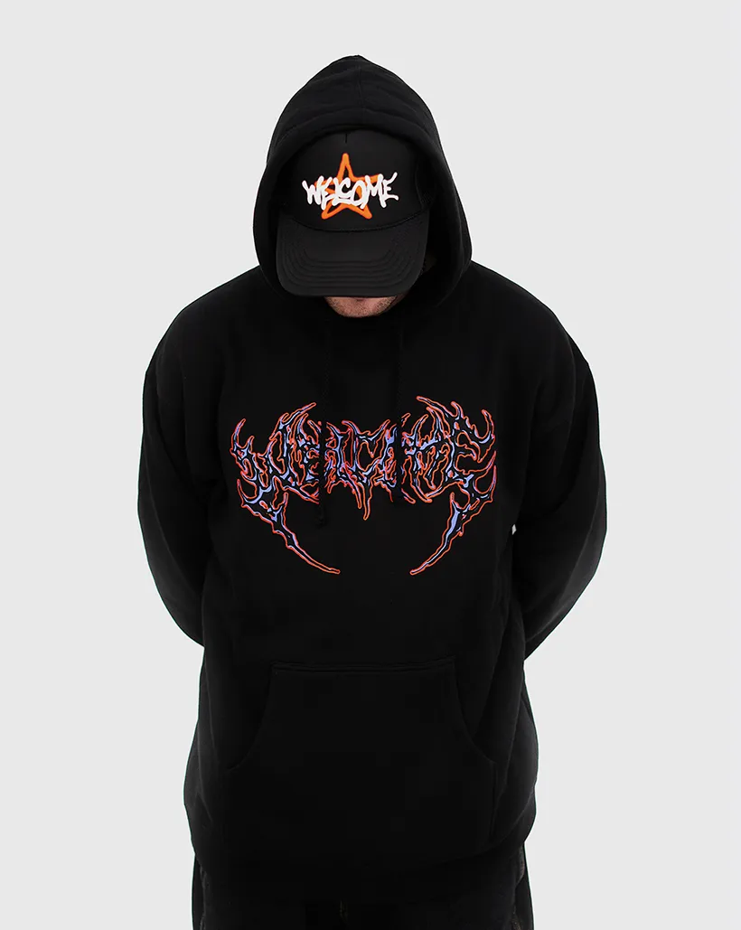 Welcome Fang Hoodie - Black