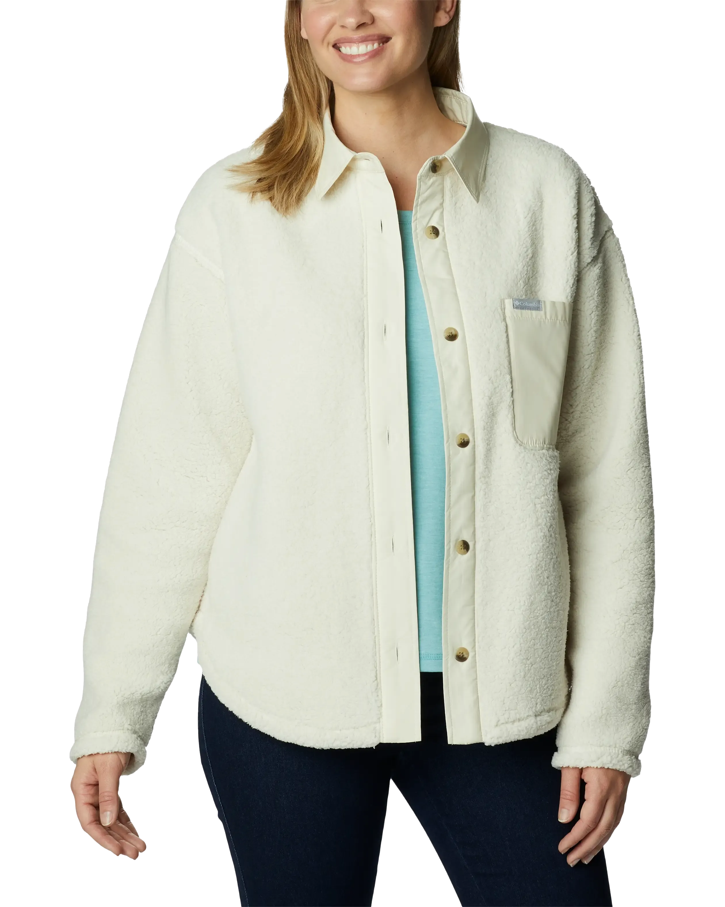 West Bend Shirt Jacket in Chalk