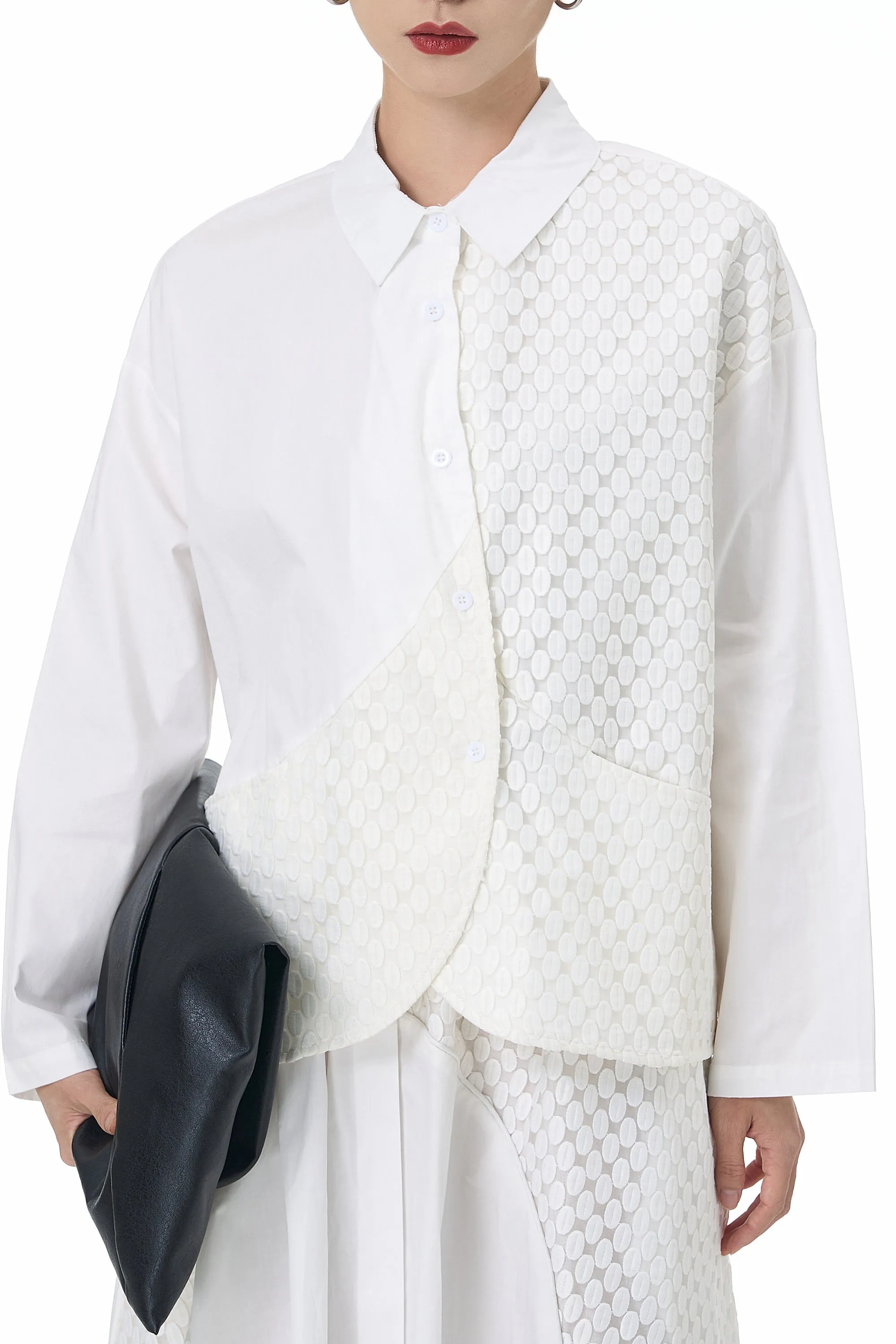 Whimsical White Full Sleeve Shirt