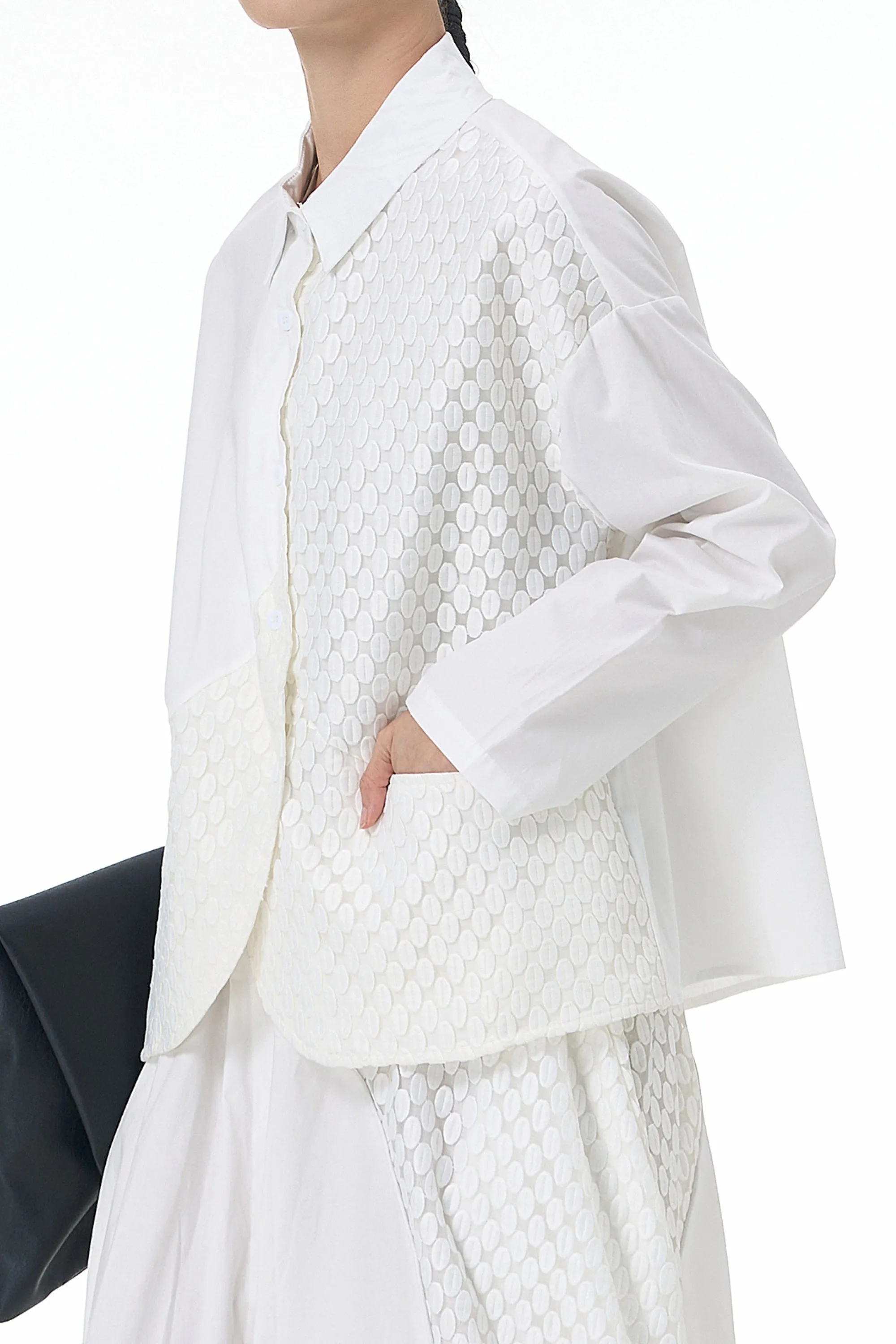 Whimsical White Full Sleeve Shirt