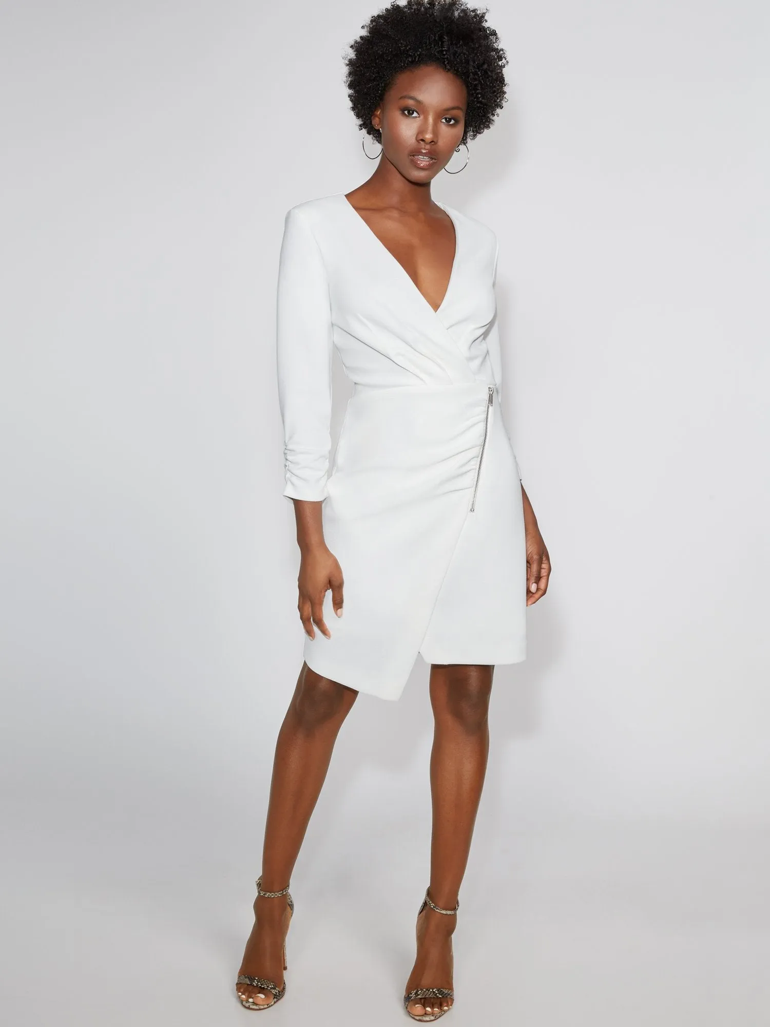 White Wrap Dress