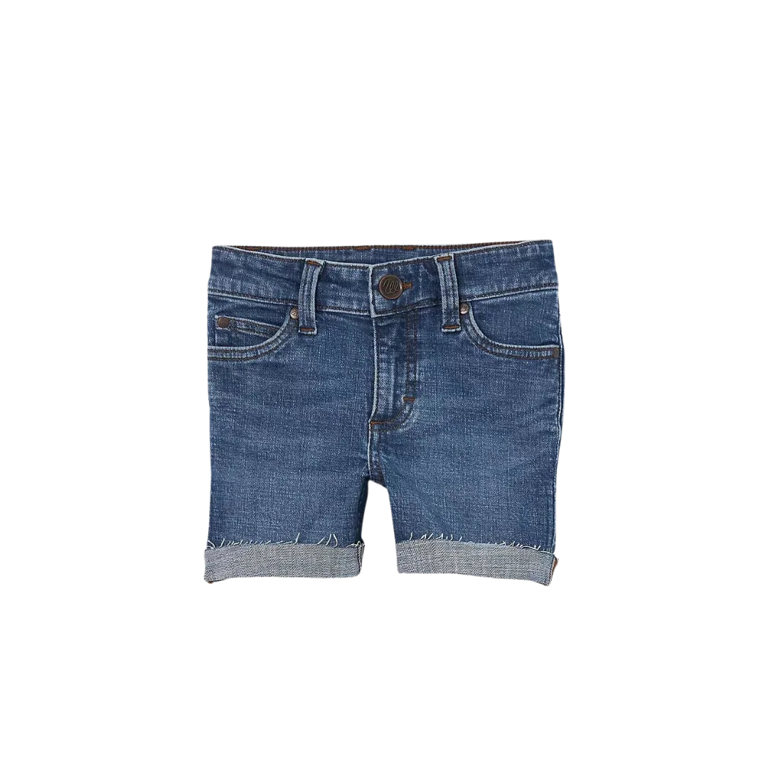 Wrangler Kid's Cuffed Raw Denim Shorts