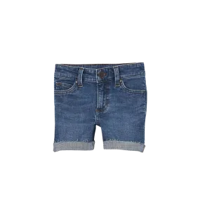 Wrangler Kid's Cuffed Raw Denim Shorts